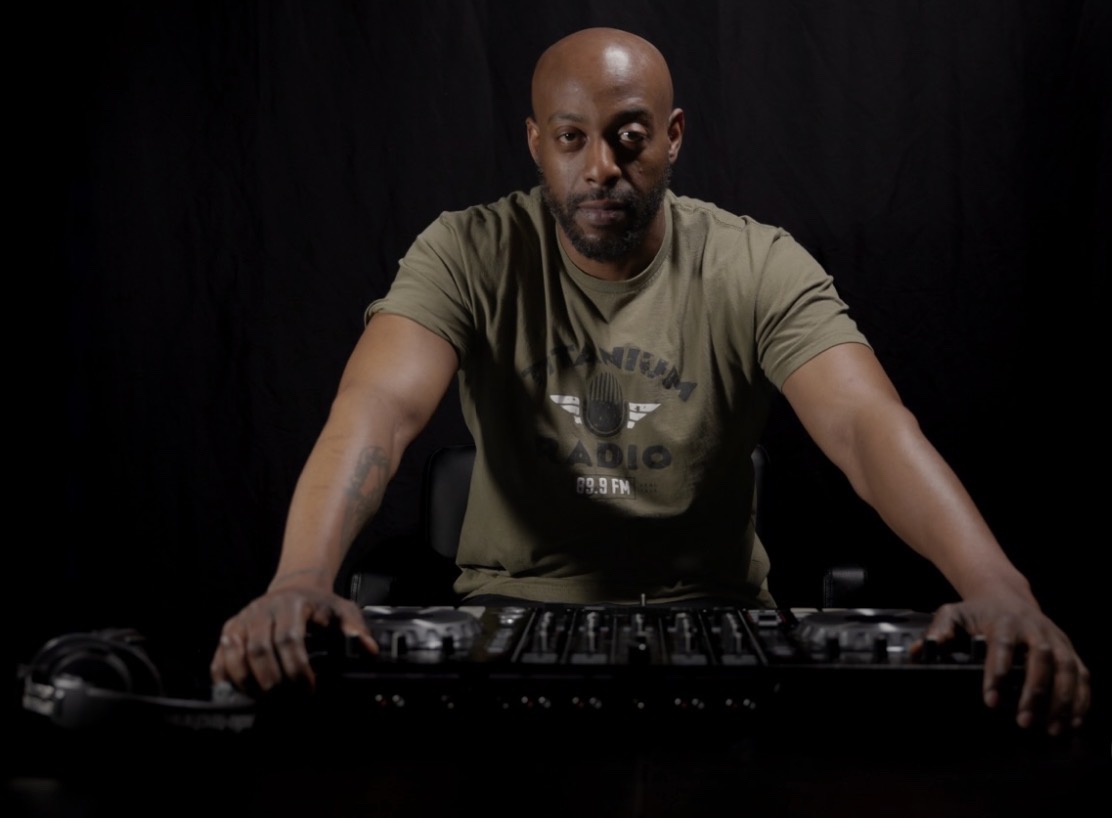 DJ B. Davis full red outfit